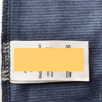 48 Etichette Adesive per Abbigliamento| Adesivi personalizzati per abbigliamento